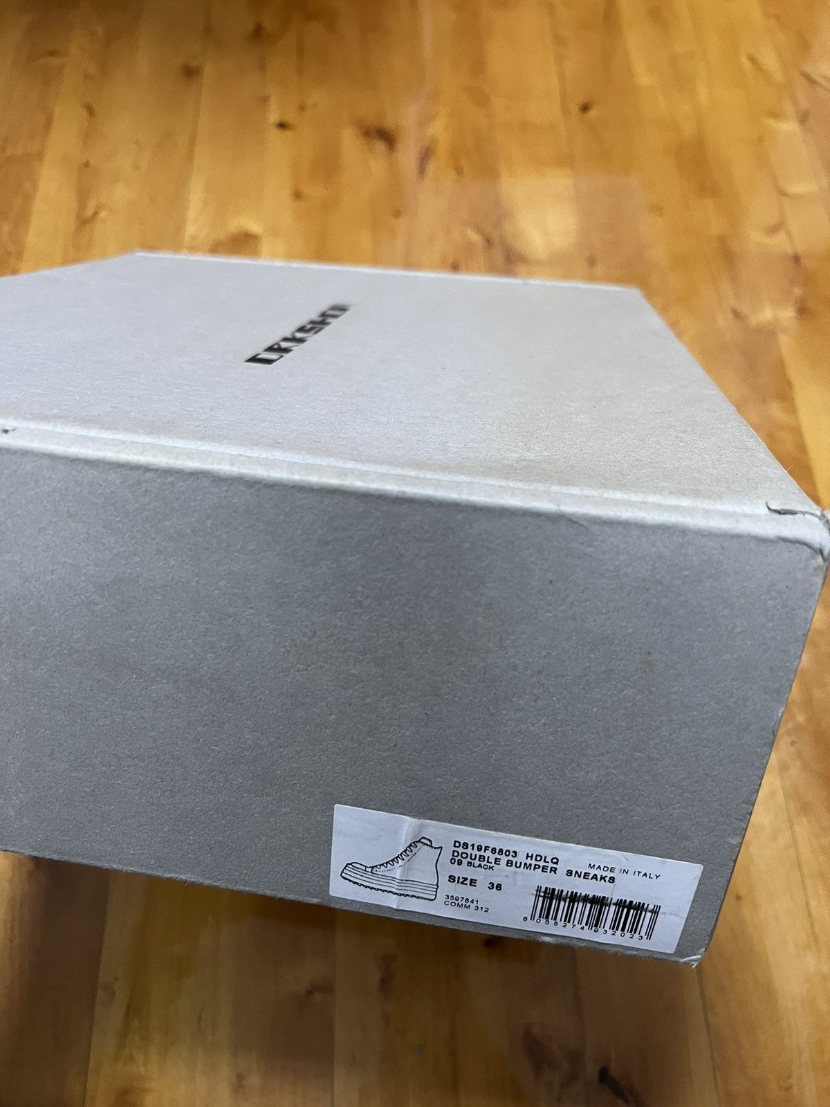 Rick Owens Drkshdw Rick owens drkshdw double bumper ramones Size US 6 / IT 36 - 11 Thumbnail