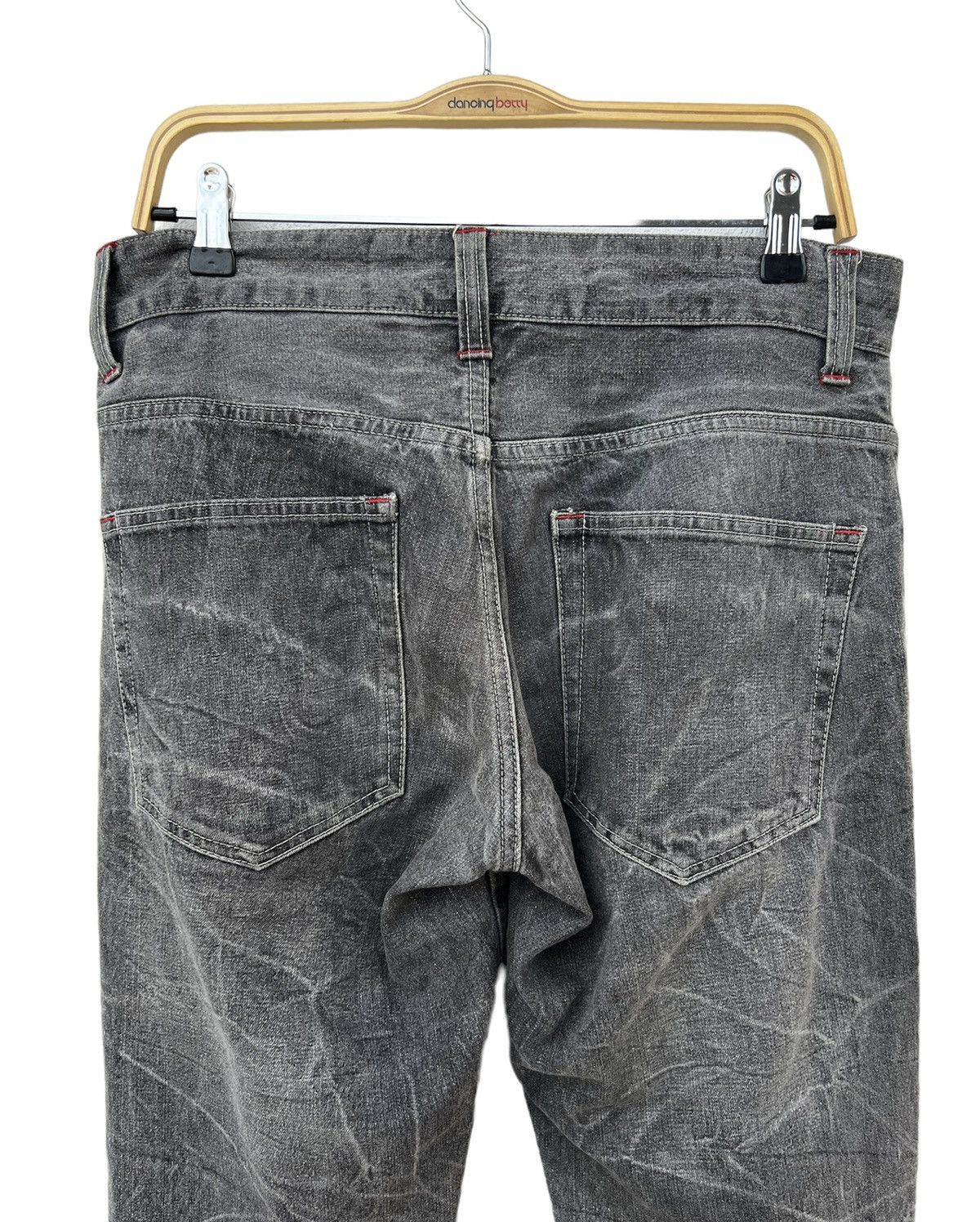 Japanese Brand Wild Life Skull Bones Denim Jeans Size US 32 / EU 48 - 9 Thumbnail