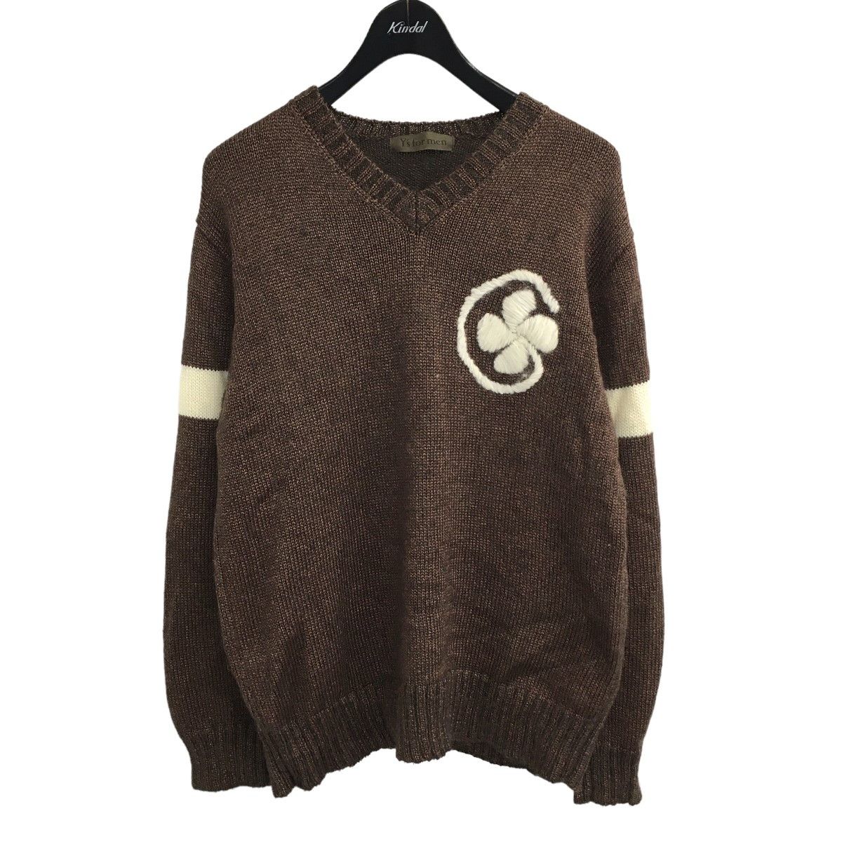 Yohji Yamamoto y's wool brown knit