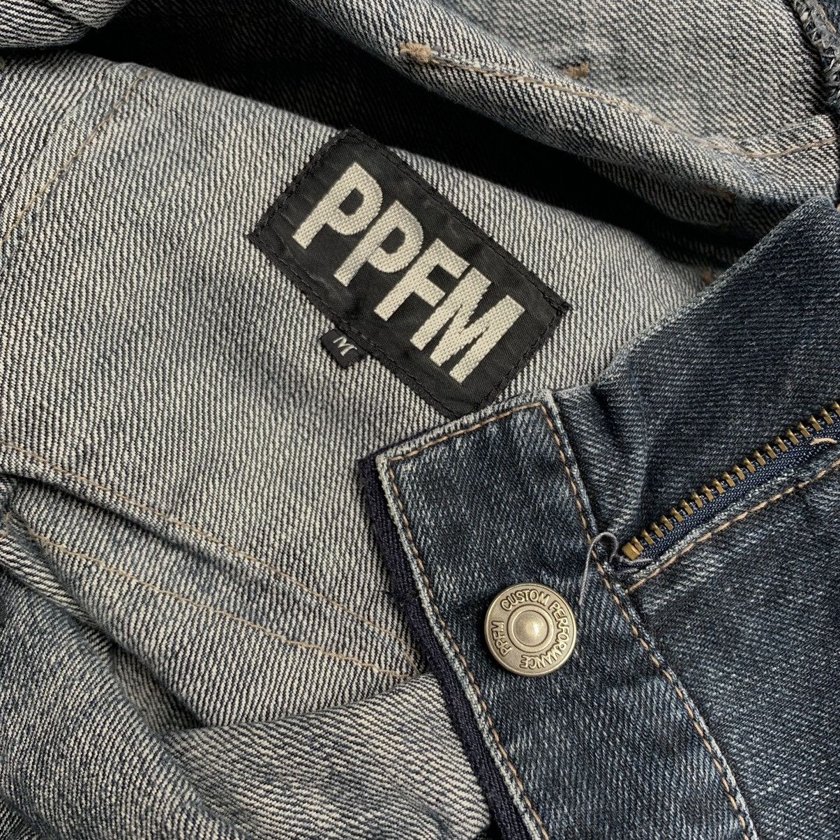 PPFM Y2k PPFM Multi zipper denim pants Size US 33 - 10 Thumbnail