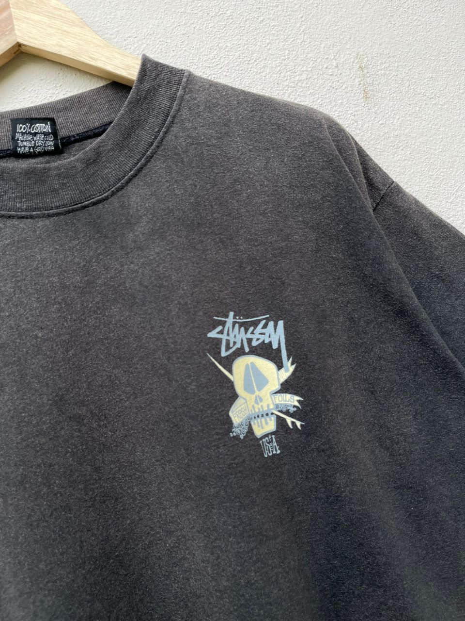 Stussy × Vintage Vintage Sun Faded Stussy Fresh Foils Tee Size US XL / EU 56 / 4 - 6 Thumbnail