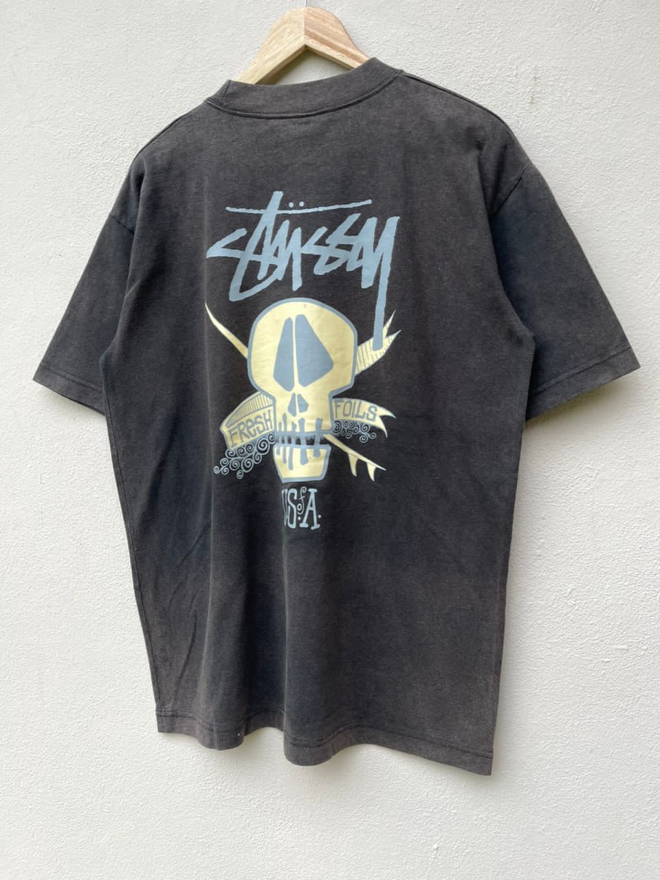 Stussy × Vintage Vintage Sun Faded Stussy Fresh Foils Tee Size US XL / EU 56 / 4 - 7 Thumbnail
