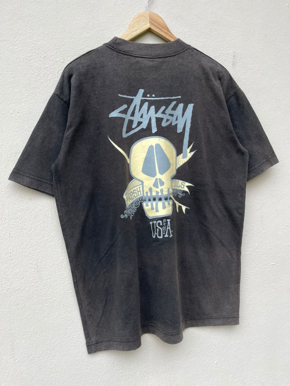 Stussy × Vintage Vintage Sun Faded Stussy Fresh Foils Tee Size US XL / EU 56 / 4 - 8 Thumbnail