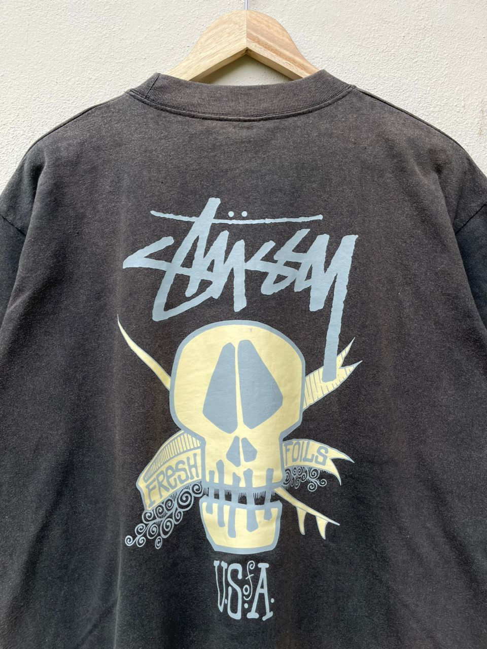 Stussy × Vintage Vintage Sun Faded Stussy Fresh Foils Tee Size US XL / EU 56 / 4 - 9 Thumbnail