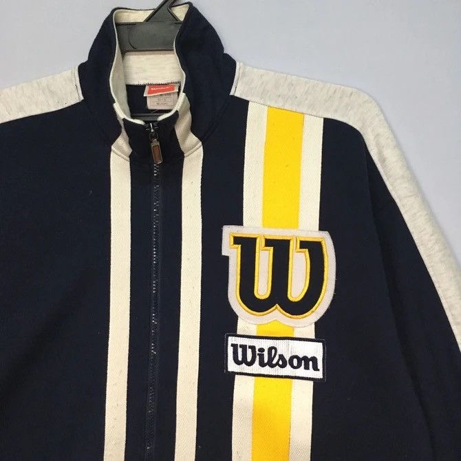 Vintage × Wilson Vintage Wilson Softball Zip Ups Sweatshirts Size US L / EU 52-54 / 3 - 2 Thumbnail