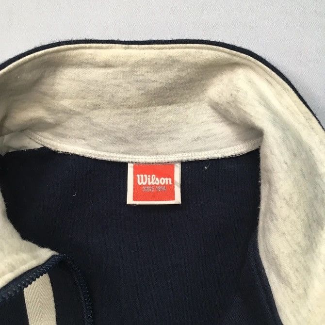 Vintage × Wilson Vintage Wilson Softball Zip Ups Sweatshirts Size US L / EU 52-54 / 3 - 7 Thumbnail