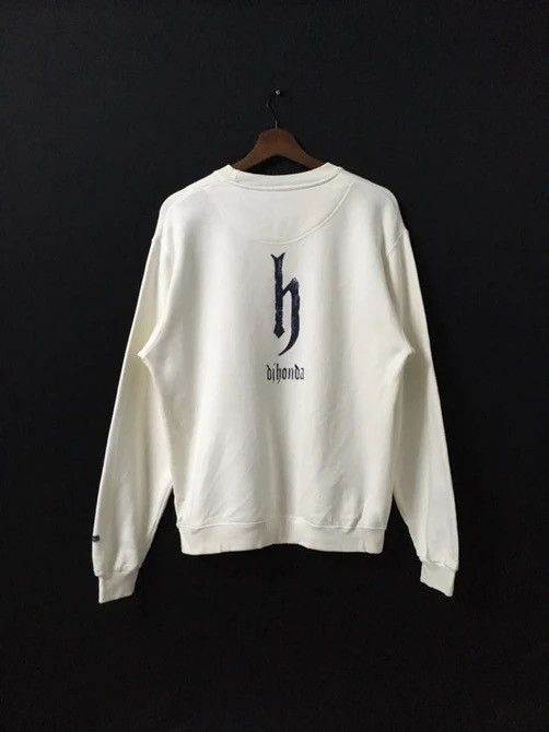 Japanese Brand DJ Honda Big Logo Back Crewneck Hip Hop Pullover Sweatshirts Size US M / EU 48-50 / 2 - 1 Thumbnail