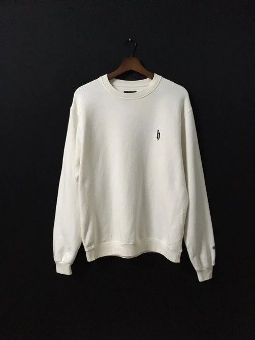 Japanese Brand DJ Honda Big Logo Back Crewneck Hip Hop Pullover Sweatshirts Size US M / EU 48-50 / 2 - 2 Thumbnail