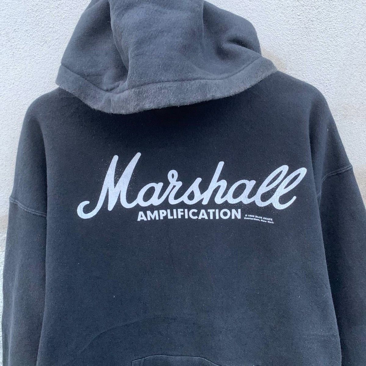 Vintage Vintage 90s Marshall Amplification Hooded Pullover Size US M / EU 48-50 / 2 - 3 Thumbnail