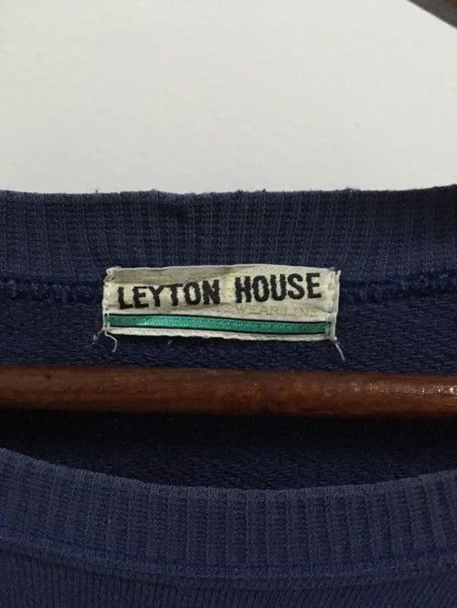 Vintage 1990s Vtg Leyton House Racing Spell Out Crewneck Pullover Size US L / EU 52-54 / 3 - 8 Thumbnail