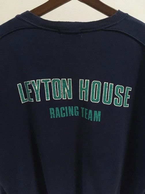 Vintage 1990s Vtg Leyton House Racing Spell Out Crewneck Pullover Size US L / EU 52-54 / 3 - 7 Thumbnail