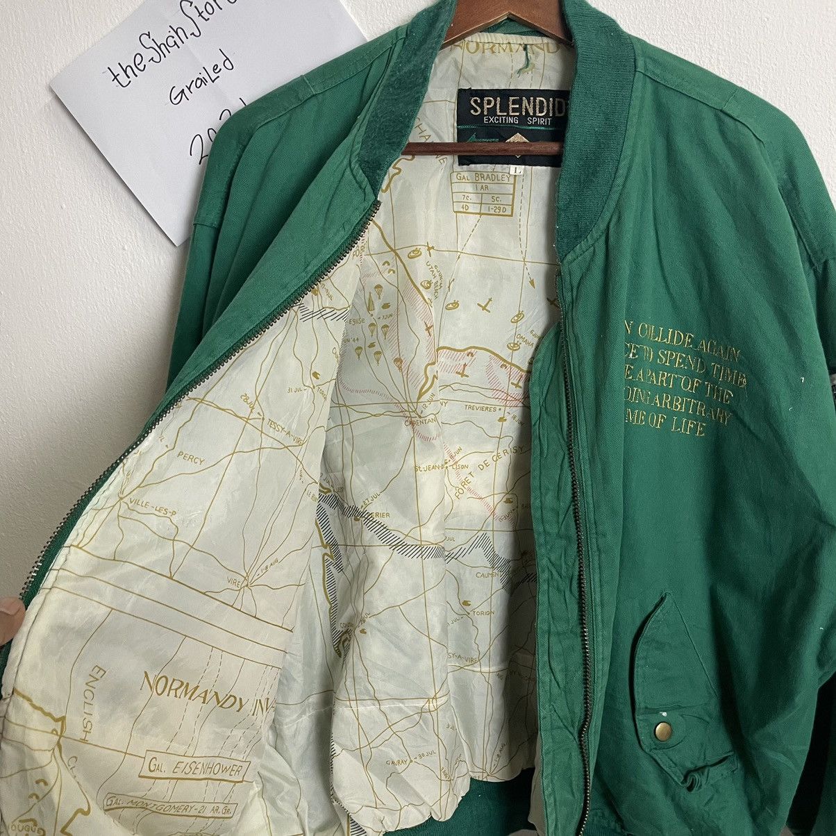 Japanese Brand Vintage Splendid Zipper Up Bomber Jacket Size US XXL / EU 58 / 5 - 7 Thumbnail