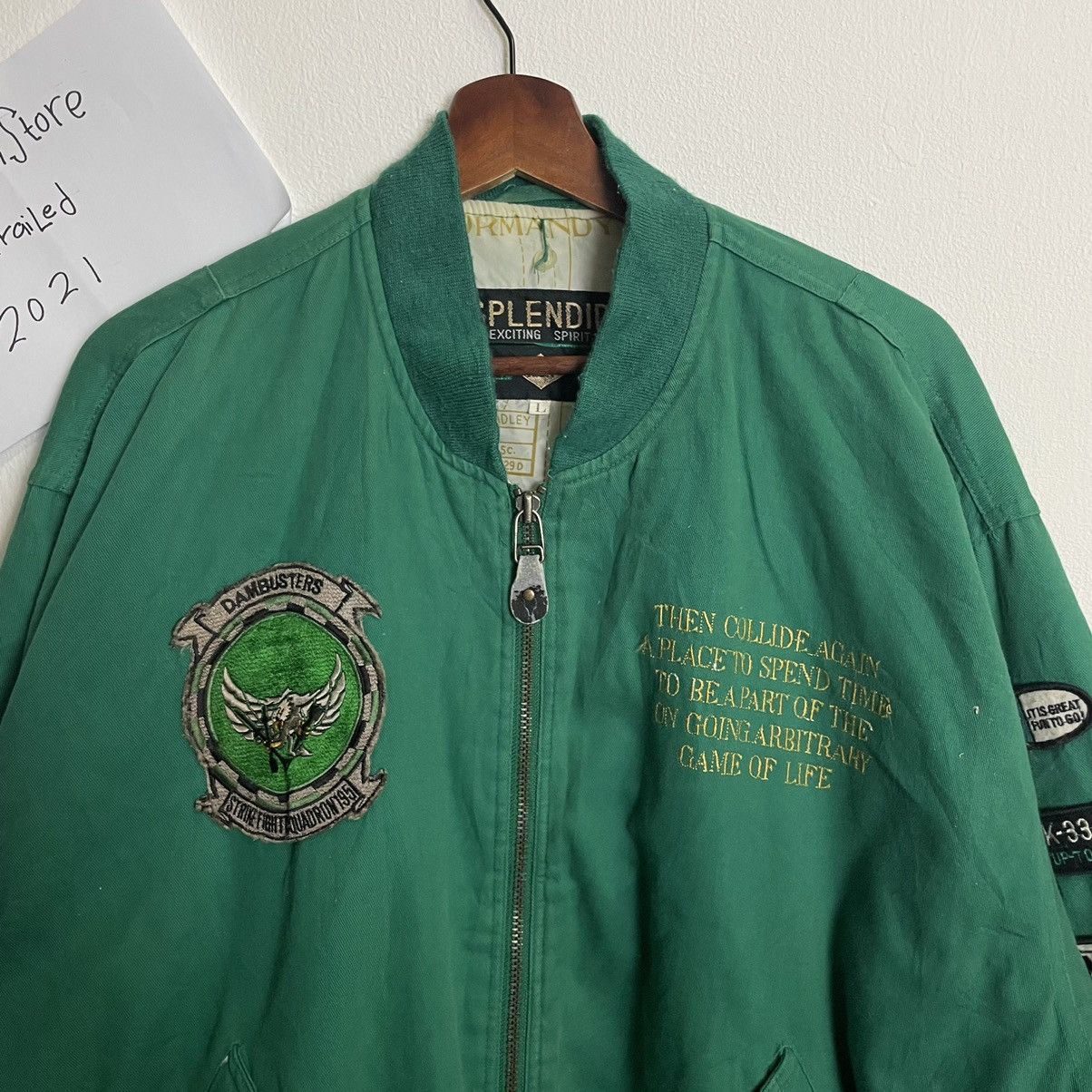 Japanese Brand Vintage Splendid Zipper Up Bomber Jacket Size US XXL / EU 58 / 5 - 5 Thumbnail