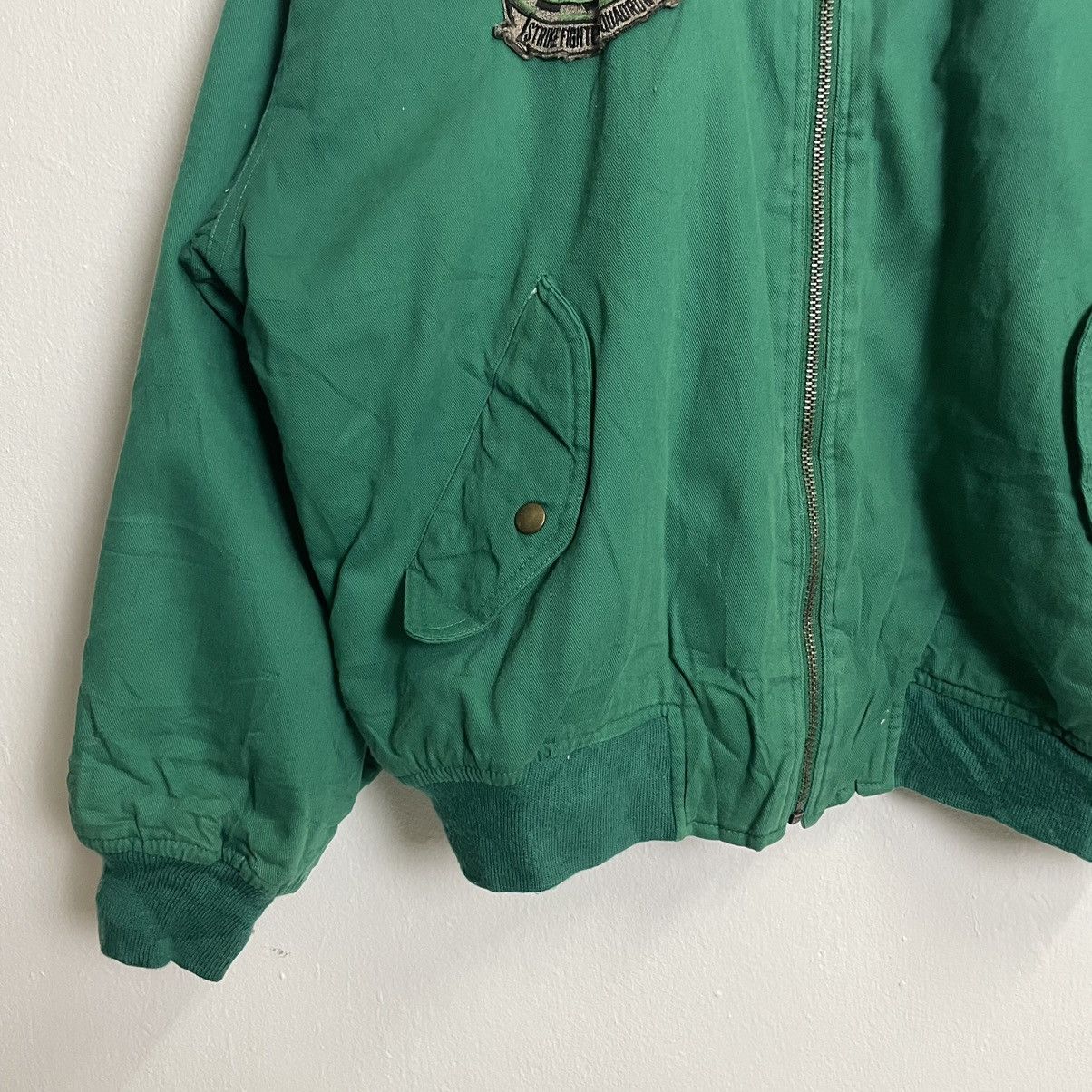 Japanese Brand Vintage Splendid Zipper Up Bomber Jacket Size US XXL / EU 58 / 5 - 3 Thumbnail