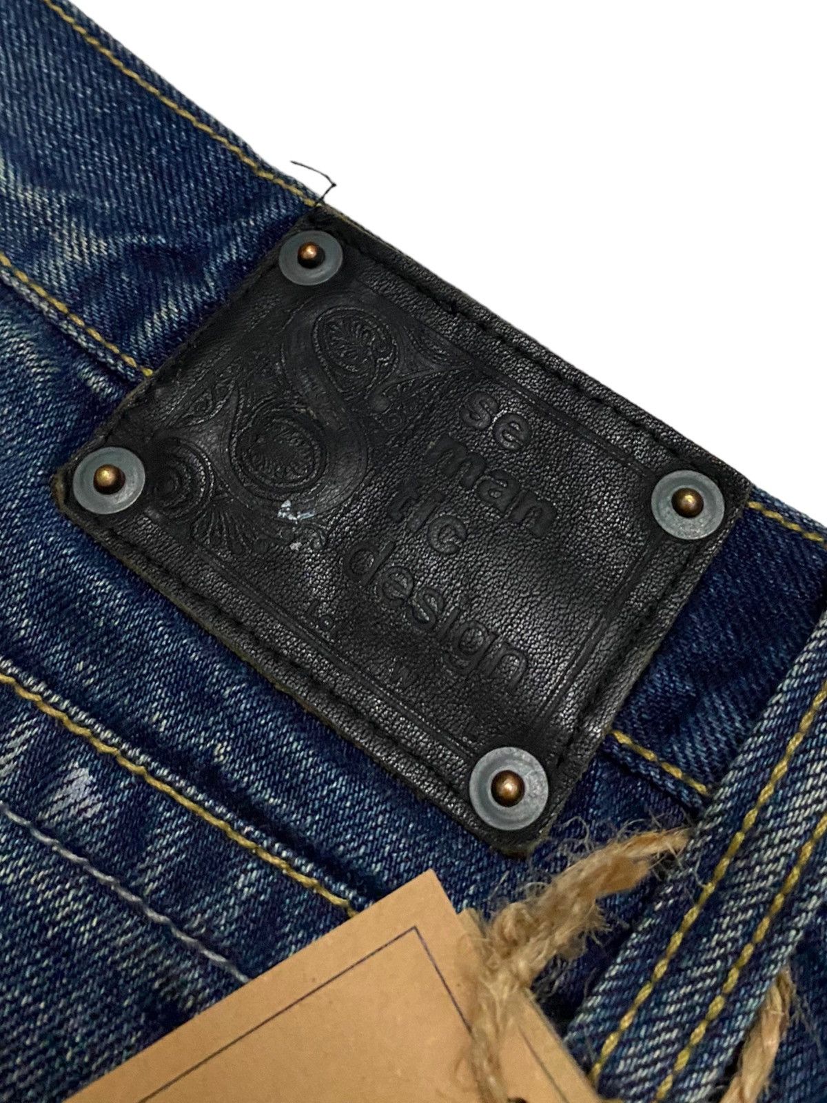 Japanese Brand Semantic Design Multipockets Bondage Punk Style Jeans Size US 31 - 14 Thumbnail