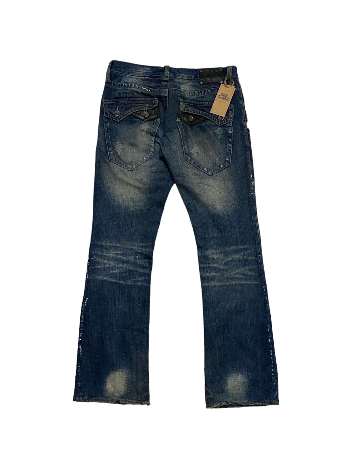 Japanese Brand Semantic Design Multipockets Bondage Punk Style Jeans Size US 31 - 11 Thumbnail