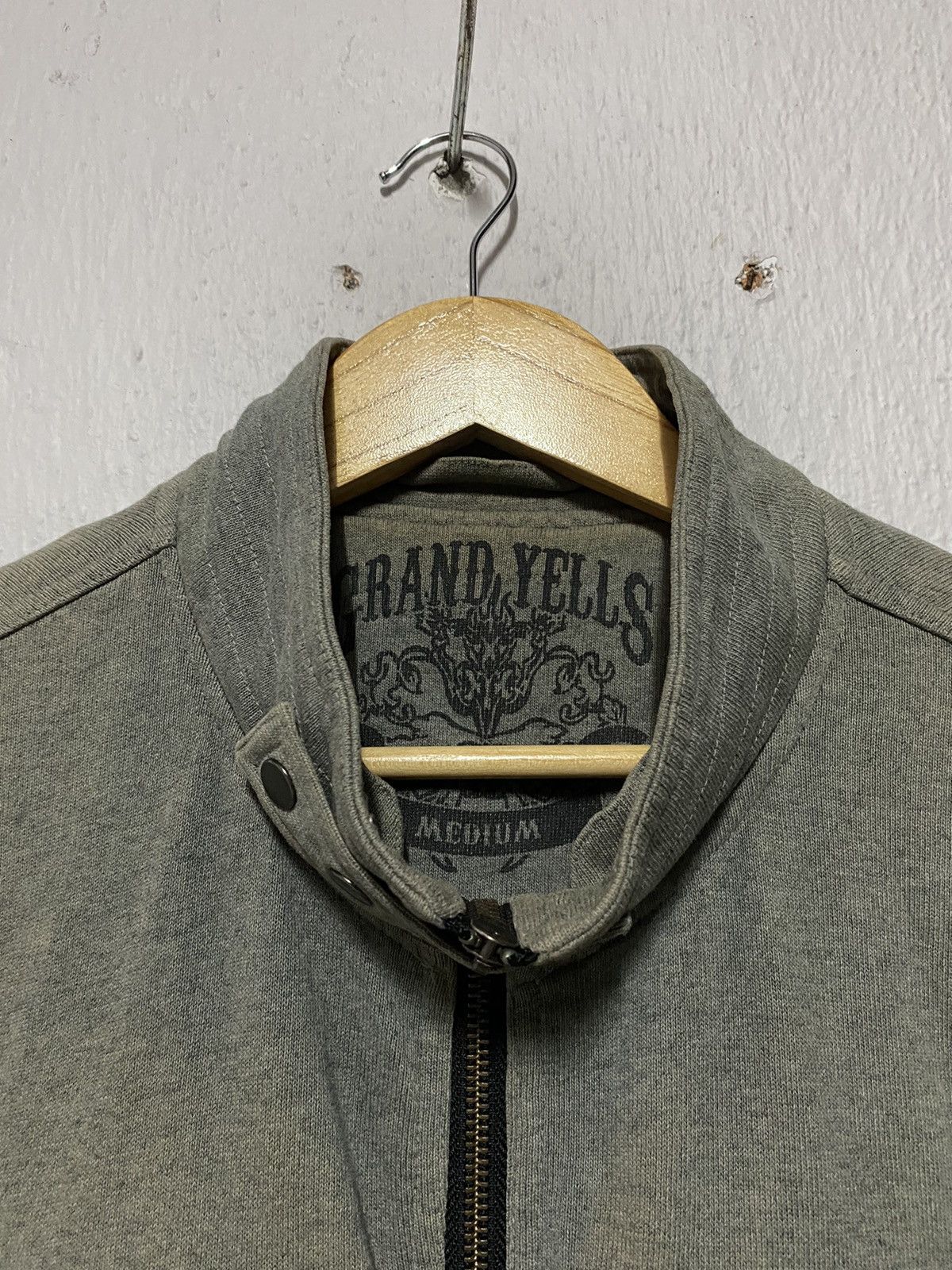 Japanese Brand Vintage Japanese Brand Millitary Jacket Zip Up With Patches Size US L / EU 52-54 / 3 - 4 Thumbnail