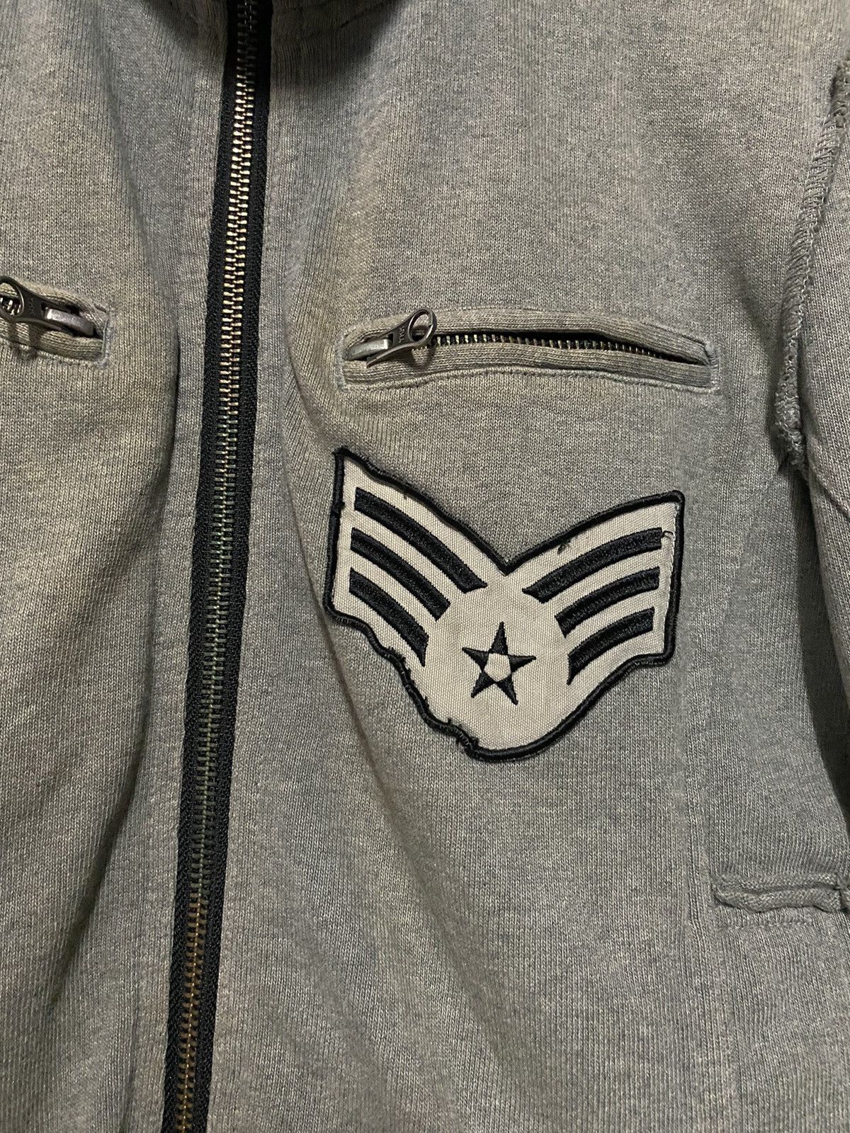 Japanese Brand Vintage Japanese Brand Millitary Jacket Zip Up With Patches Size US L / EU 52-54 / 3 - 3 Thumbnail