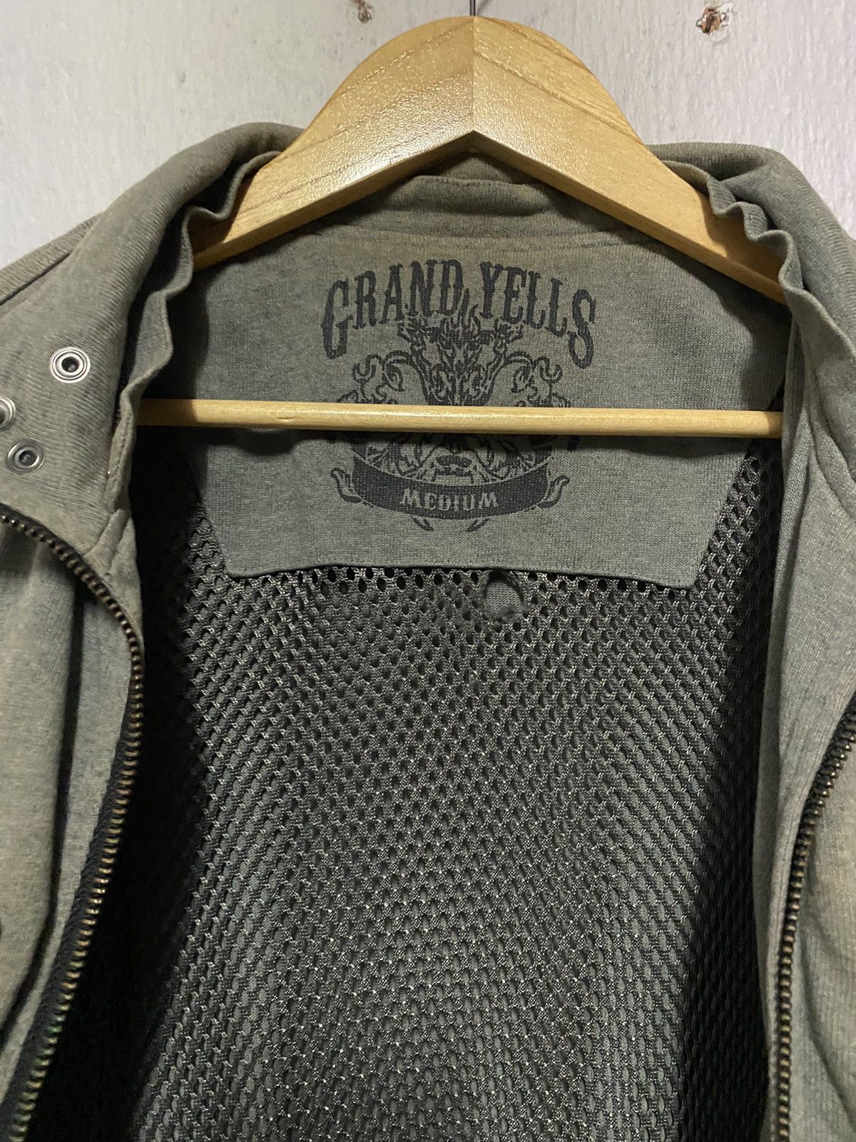 Japanese Brand Vintage Japanese Brand Millitary Jacket Zip Up With Patches Size US L / EU 52-54 / 3 - 9 Thumbnail