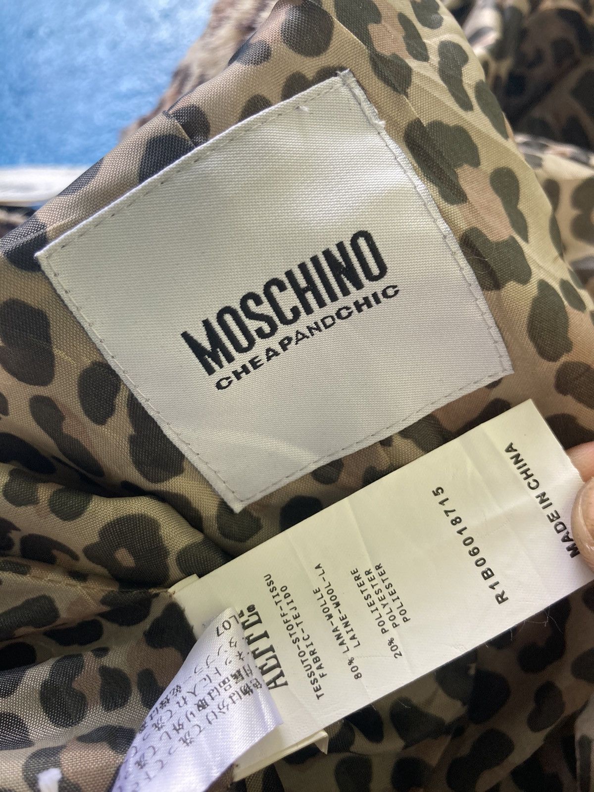 Moschino Moschino Cheapandchic Fury Neck Jacket Size XS / US 0-2 / IT 36-38 - 6 Thumbnail