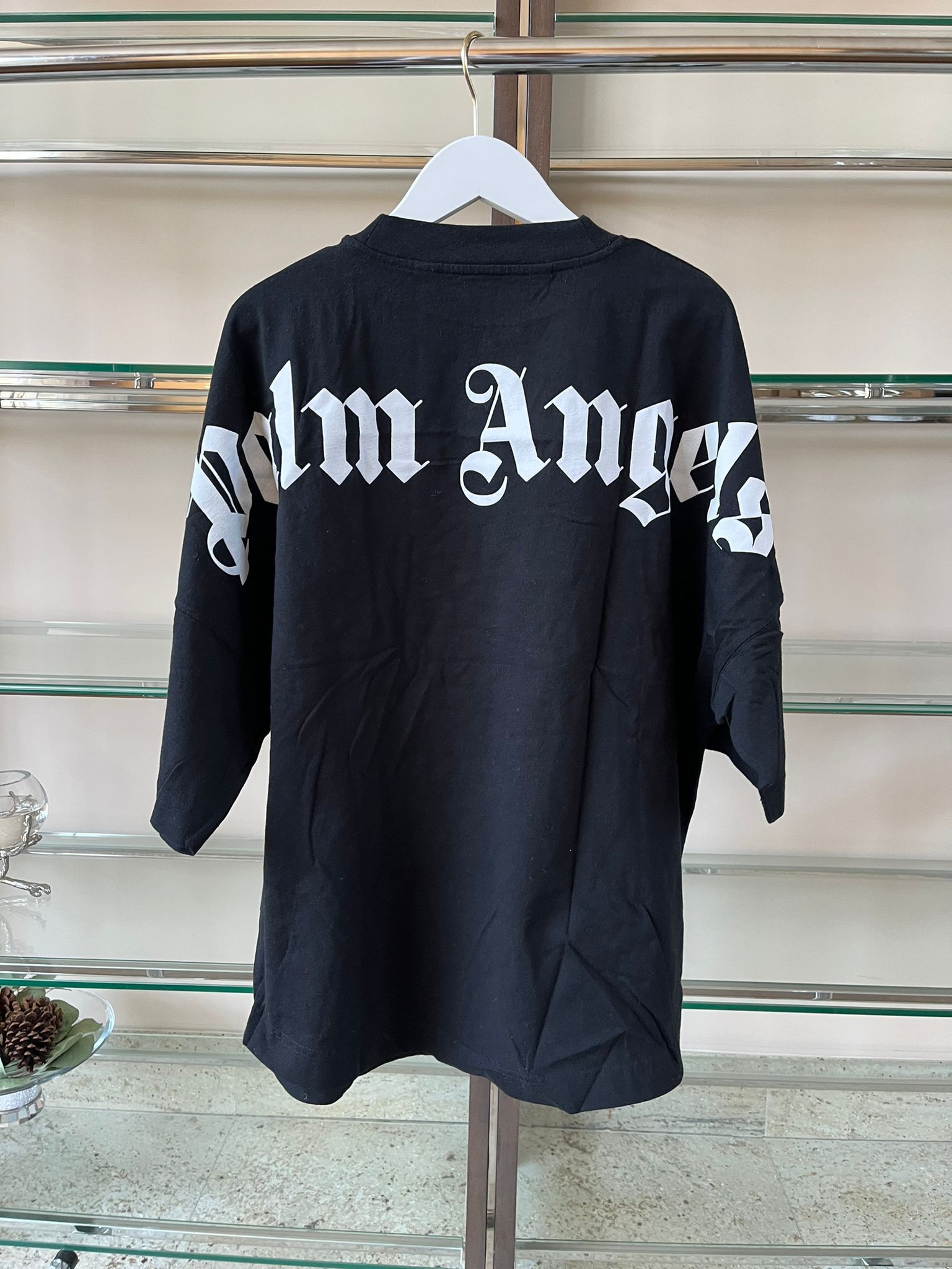 Palm Angels Classic Logo Long Sleeve Orange T-Shirt main image 1