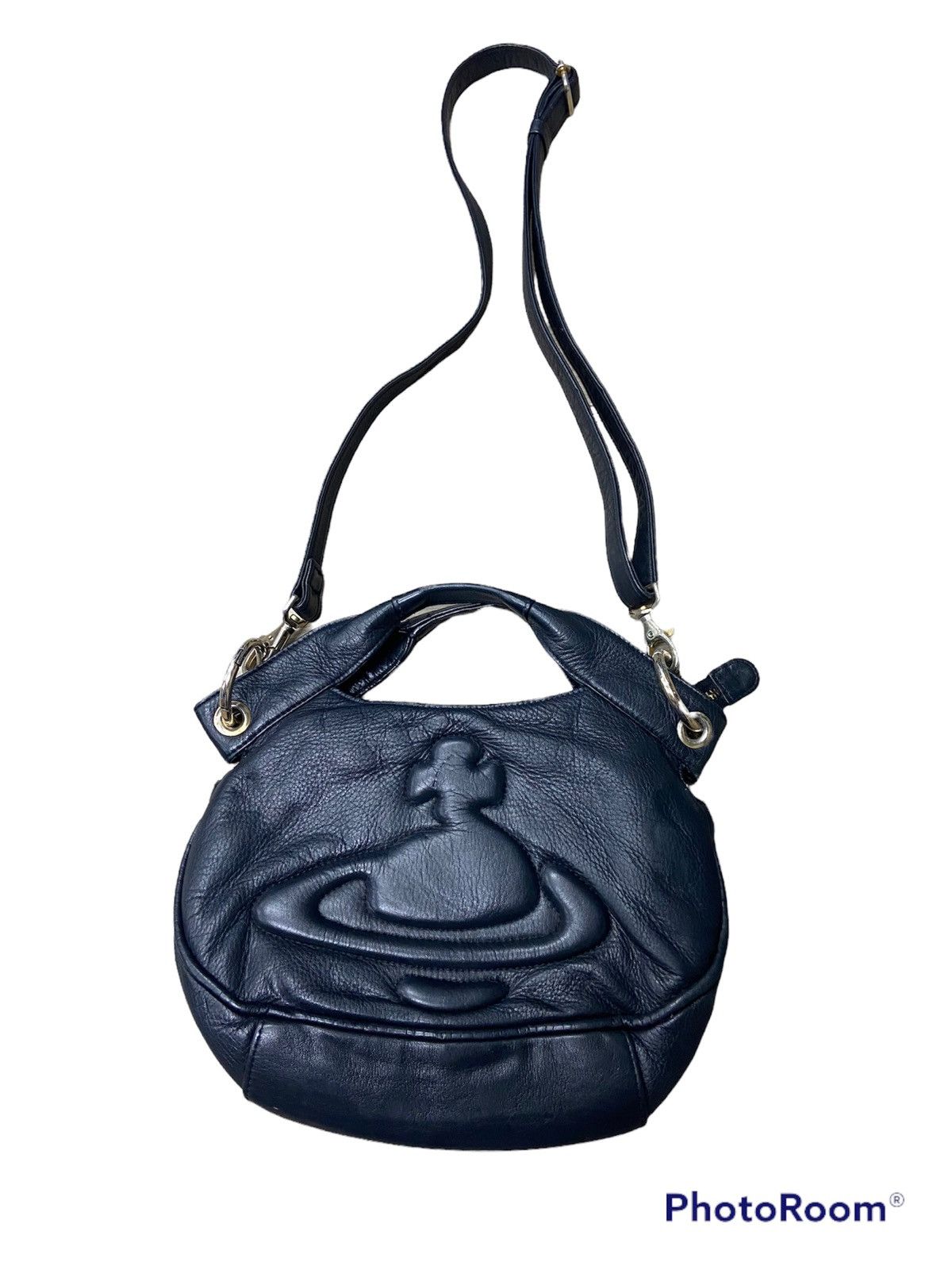 Vivienne Westwood Vivienne Westwood Embossed Logo Leather Bag Size ONE SIZE - 1 Thumbnail