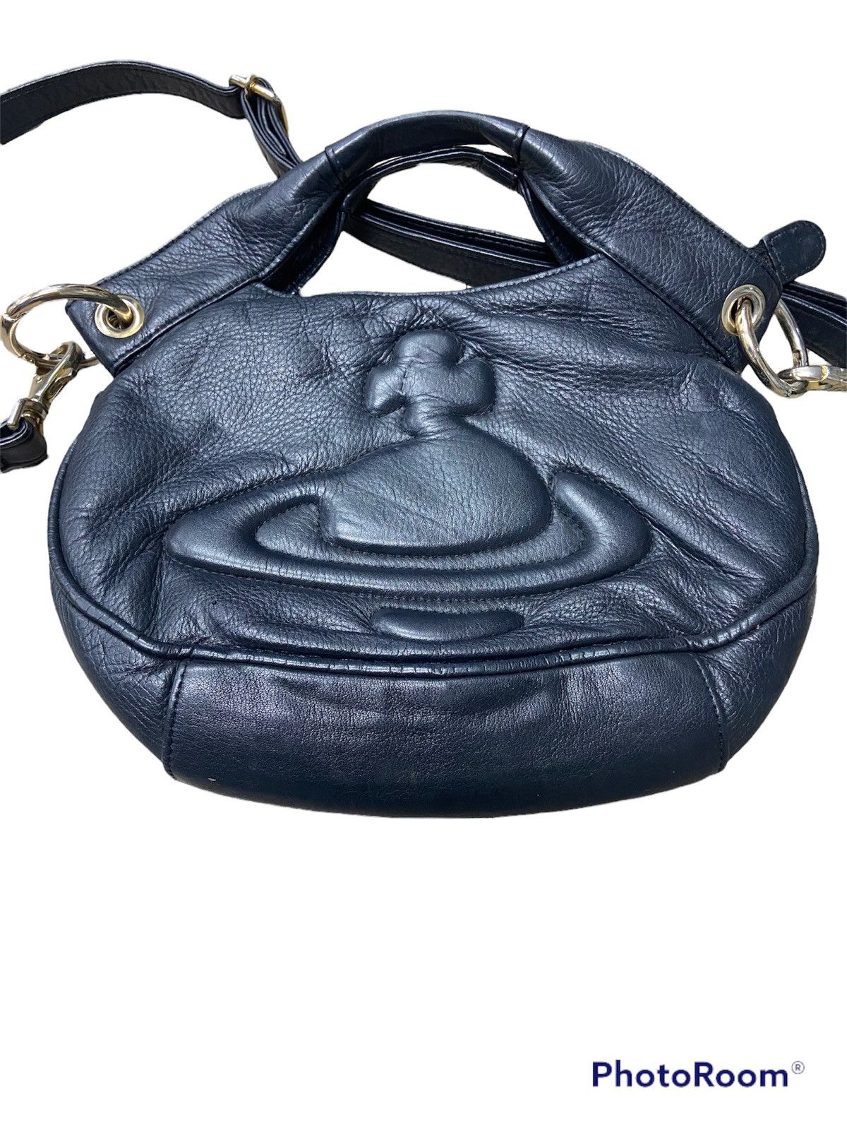 Vivienne Westwood Vivienne Westwood Embossed Logo Leather Bag Size ONE SIZE - 4 Thumbnail