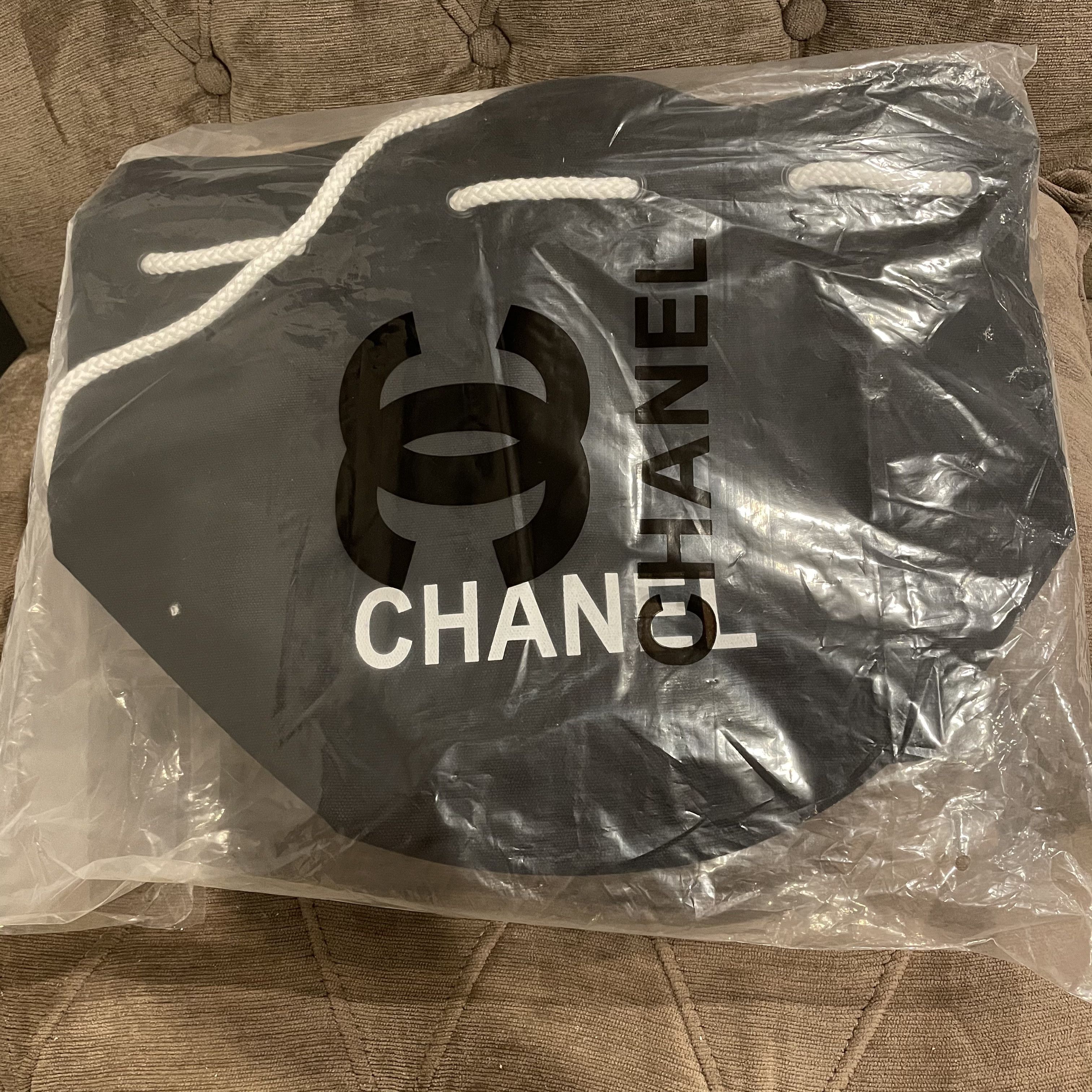 Chanel Chanel Black Canvas Drawstring Bucket Bag Backpack Size ONE SIZE - 8 Thumbnail