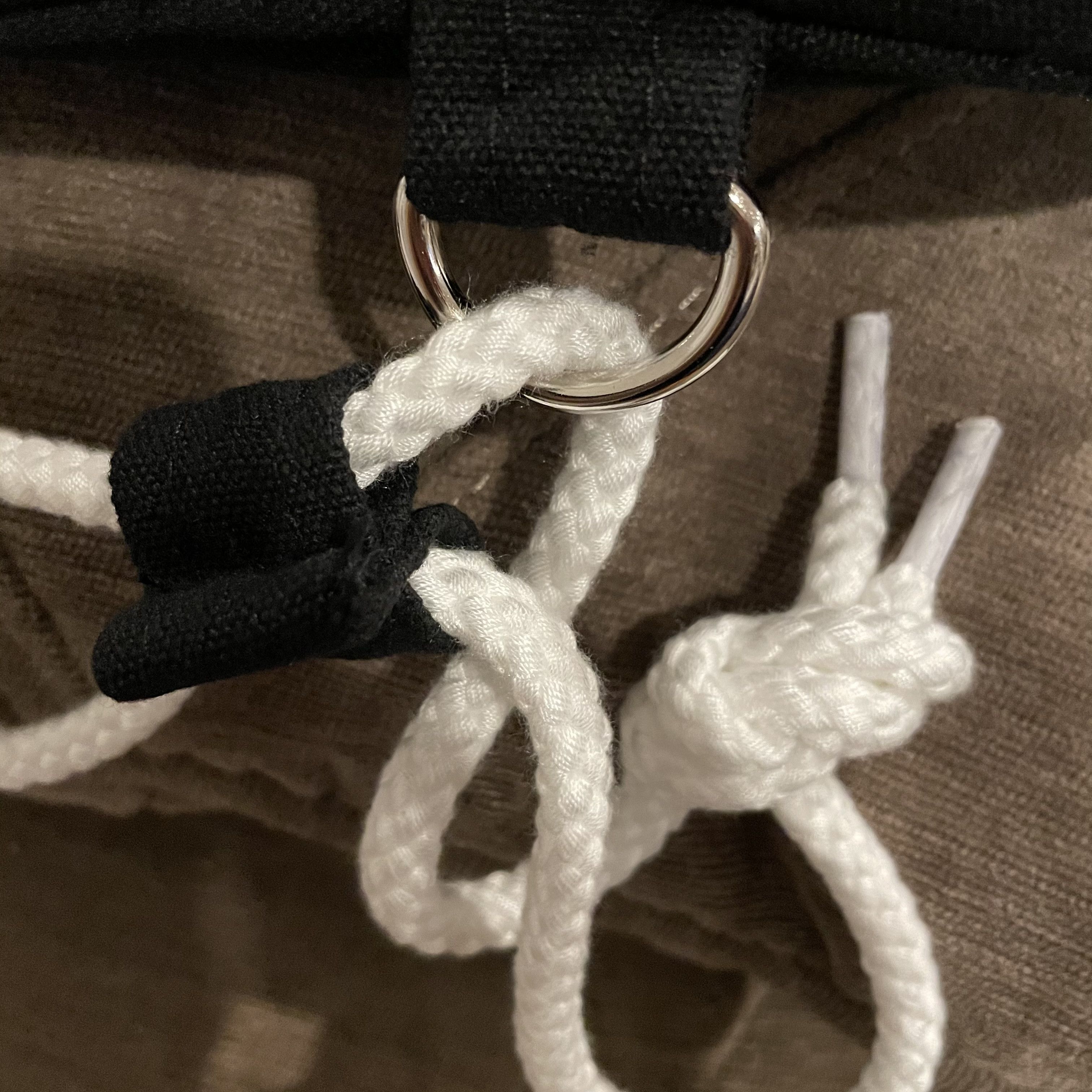 Chanel Chanel Black Canvas Drawstring Bucket Bag Backpack Size ONE SIZE - 6 Thumbnail