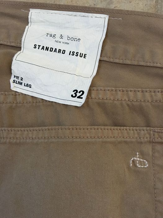 Rag & Bone Dis Khaki Pants Slim Leg Standard Issue Fit 2 NWT M1223O101 ...