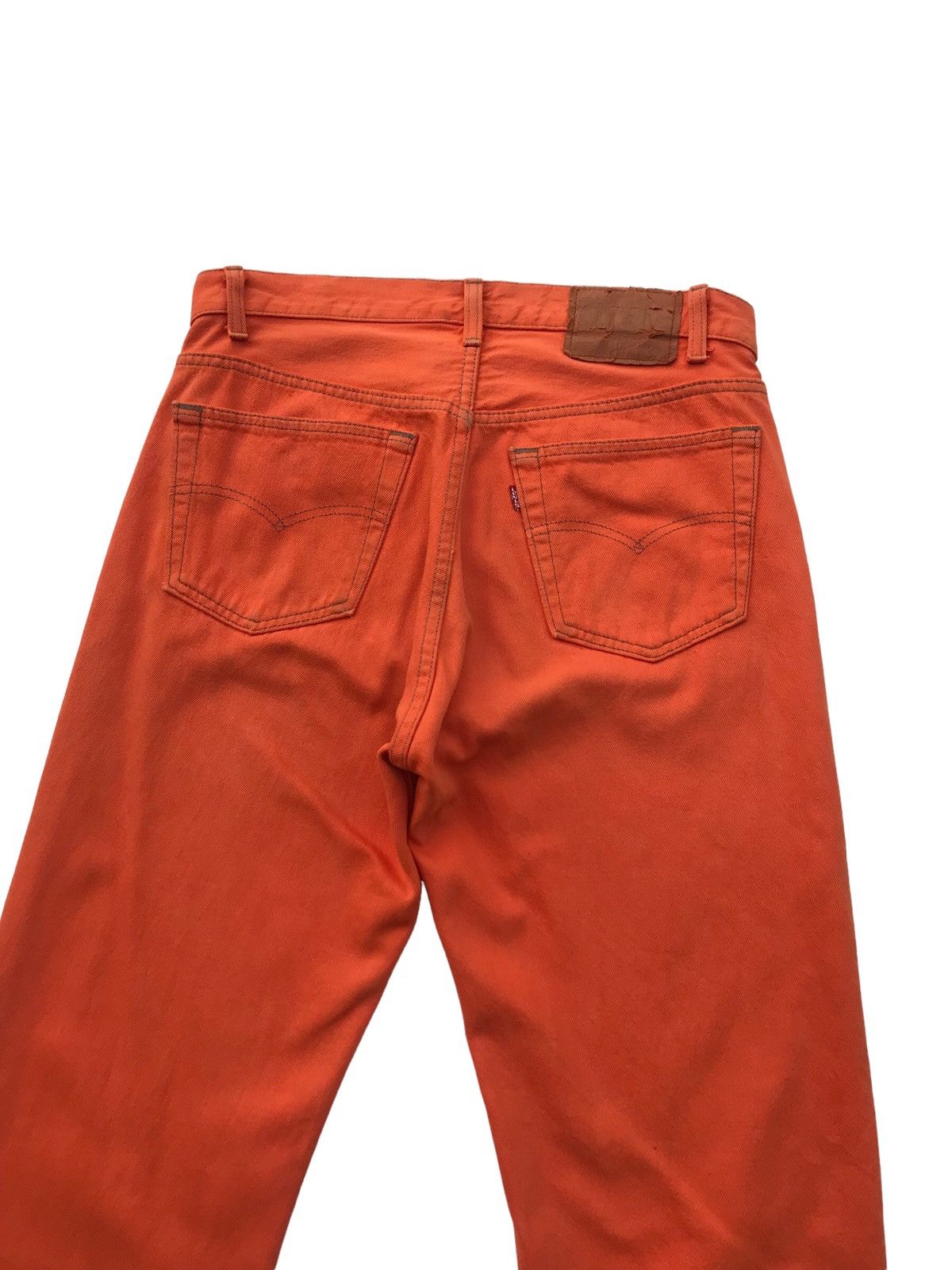Levi's Rare Orange Levis Denim Streetwear Pants Size US 30 / EU 46 - 8 Thumbnail