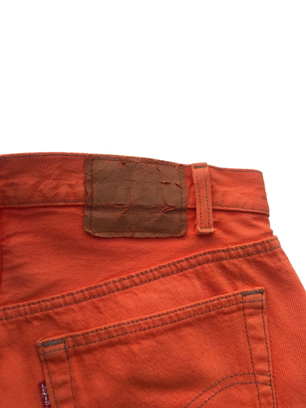Levi's Rare Orange Levis Denim Streetwear Pants Size US 30 / EU 46 - 7 Thumbnail