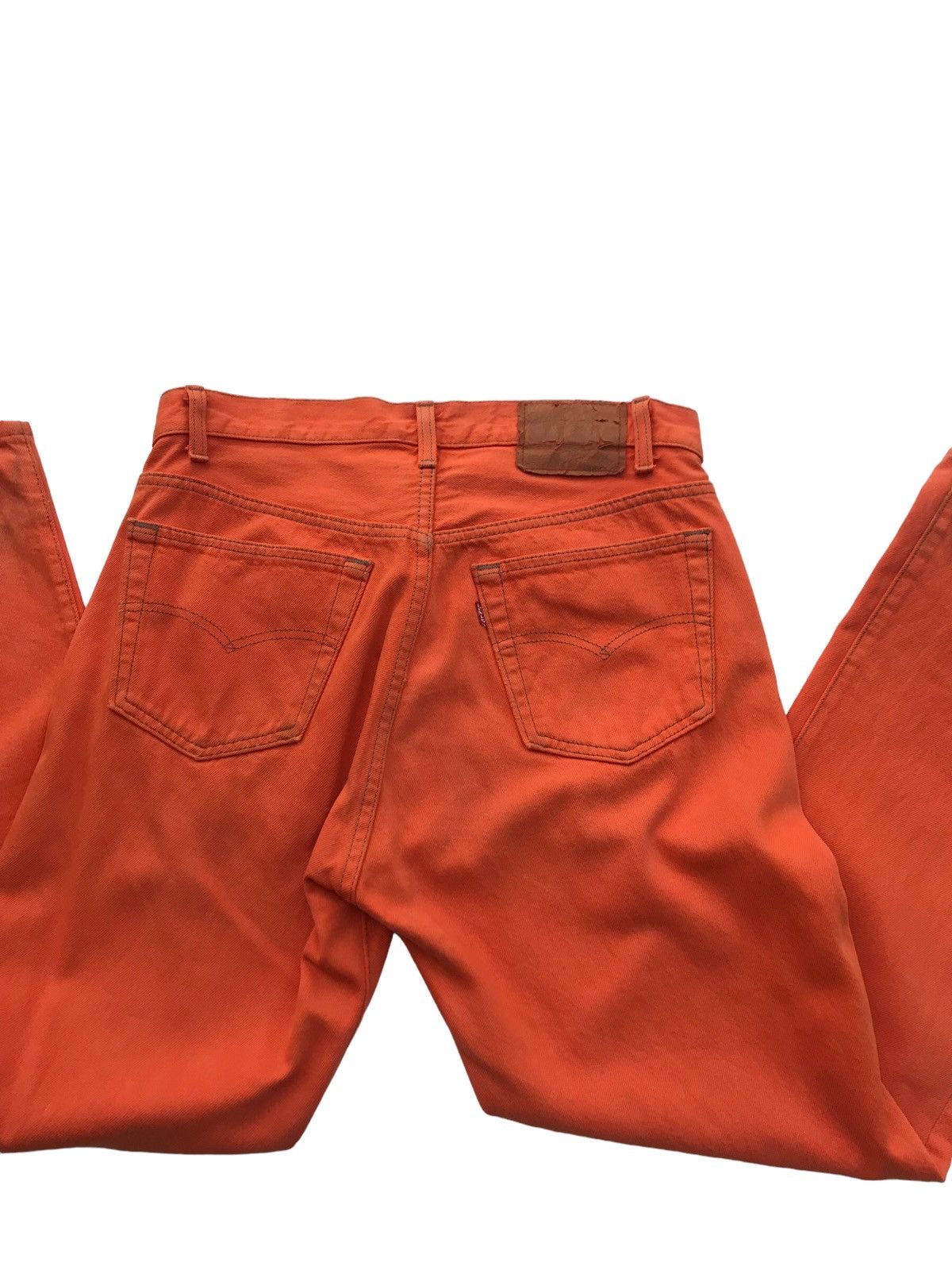 Levi's Rare Orange Levis Denim Streetwear Pants Size US 30 / EU 46 - 6 Thumbnail