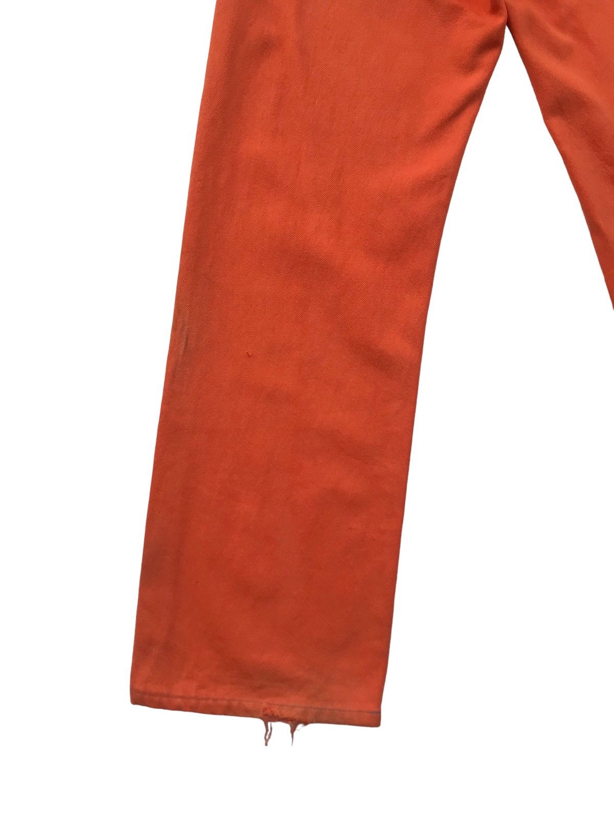 Levi's Rare Orange Levis Denim Streetwear Pants Size US 30 / EU 46 - 9 Thumbnail