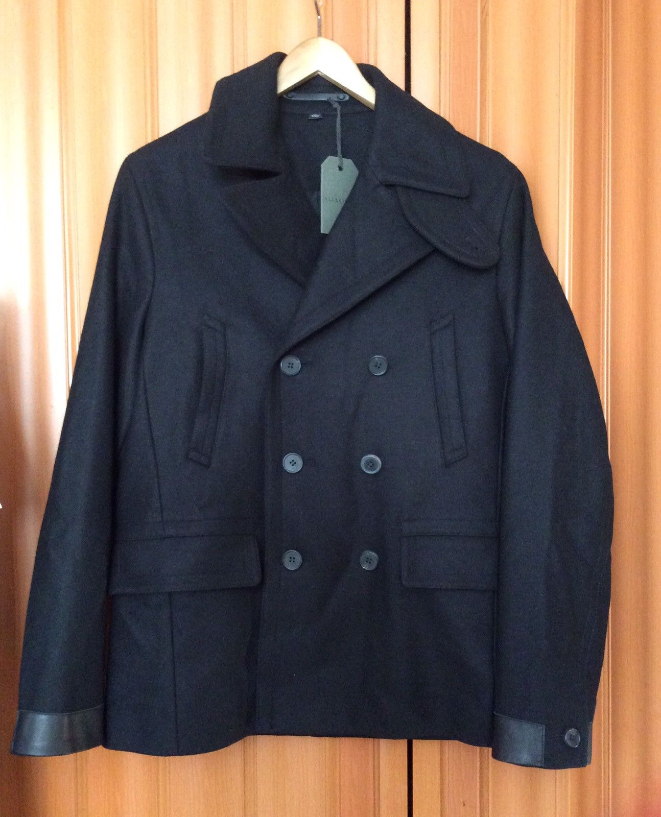 AllSaints Wade store Peacoat Dark Blue Men Size M/38