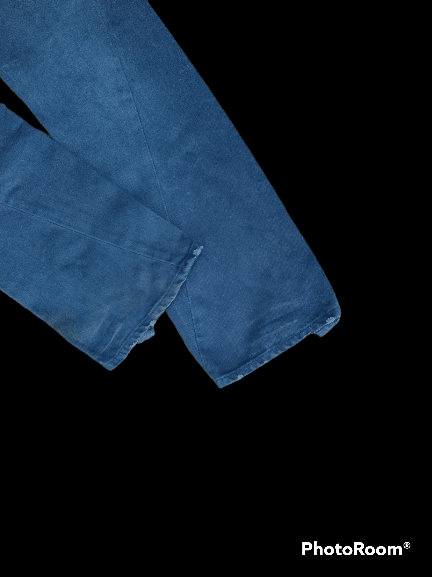 If Six Was Nine × Japanese Brand DiSTRESSED BONDAGE GRAGE BLUE DENIM PANTS Size US 31 - 8 Thumbnail