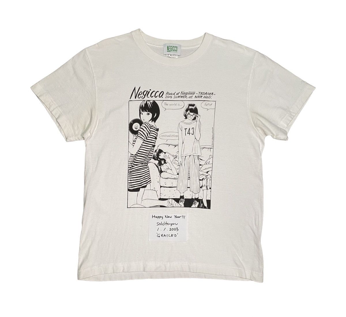 Band Tees × Japanese Brand NEGICCO Road to Negiiiiiii~TADAIMA~ 2016 JAPANESE BAND TEE Size US M / EU 48-50 / 2 - 1 Thumbnail