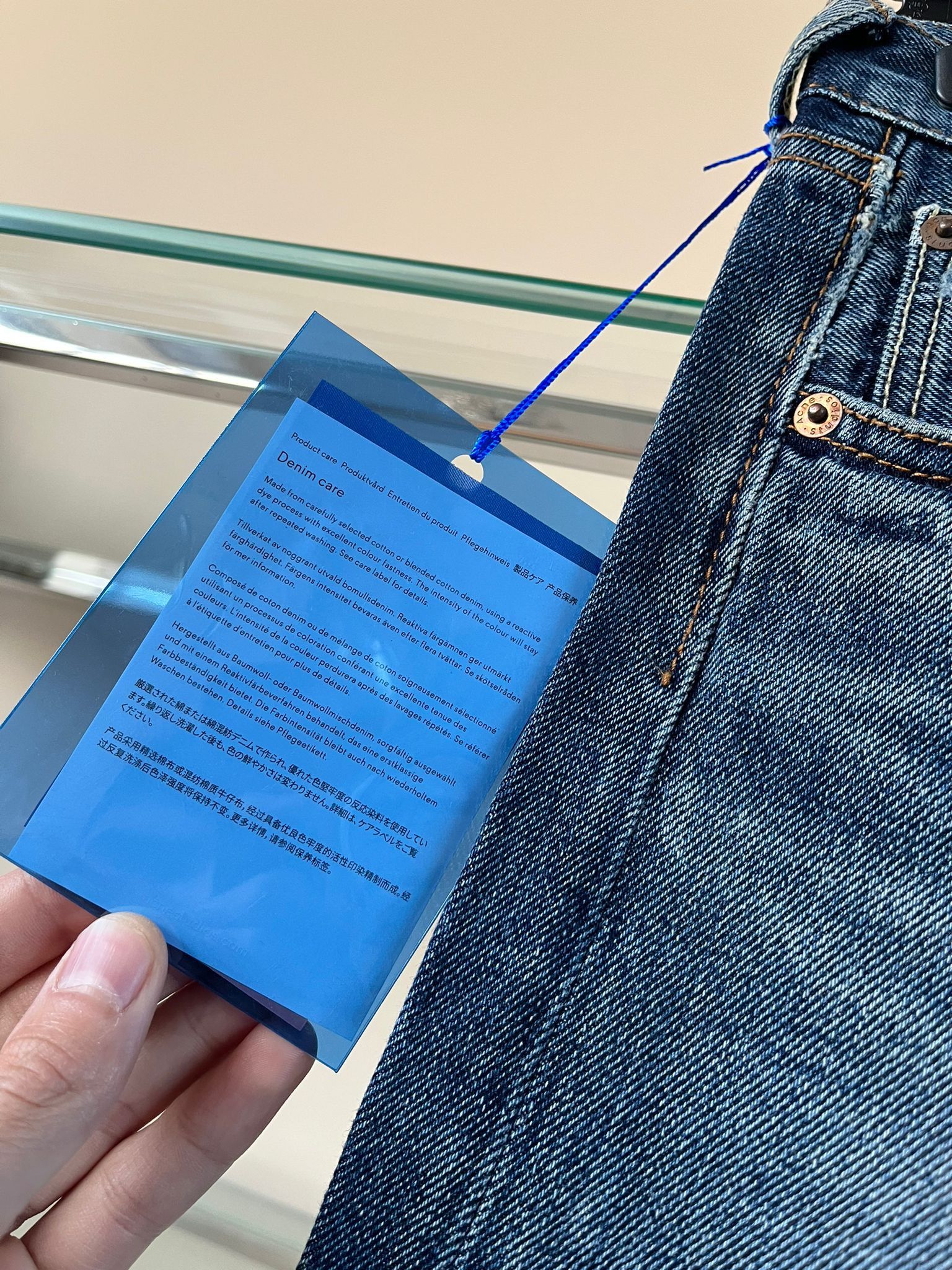 Acne Studios 1996 Denim in Blue Size US 31 - 11 Thumbnail