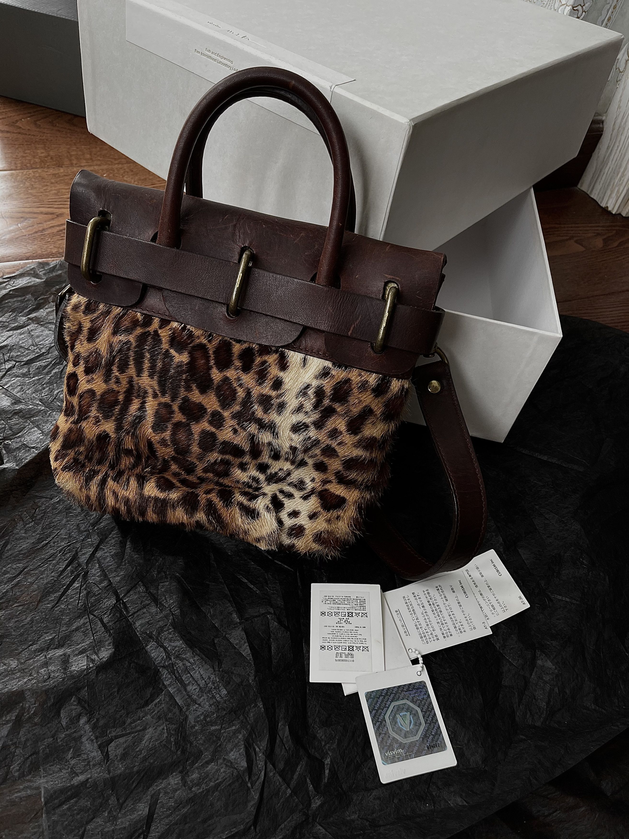 Visvim VISVIM MAIL SATCHEL XXS FR LEOPARD BAG Size ONE SIZE - 7 Thumbnail