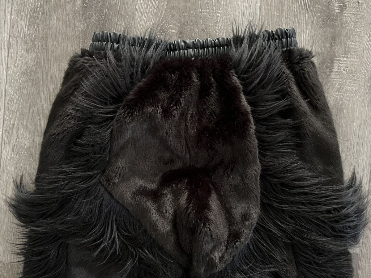 KTZ KTZ Faux Fur Hair & Leather Joggers Pants Size US 31 - 4 Thumbnail