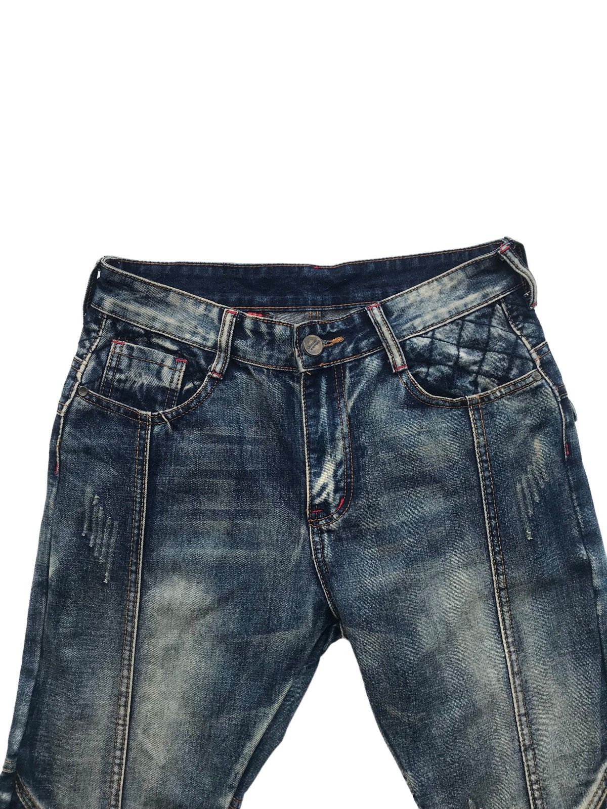 Other Sosoo Jeans Cafe Racer Style Denim Pants Size US 30 / EU 46 - 5 Thumbnail