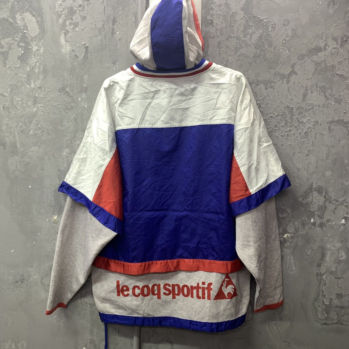Le Coq Sportif Vintage 90s Le Coq Sportif Big logo Hoodie Sweatshirt Size US L / EU 52-54 / 3 - 13 Thumbnail