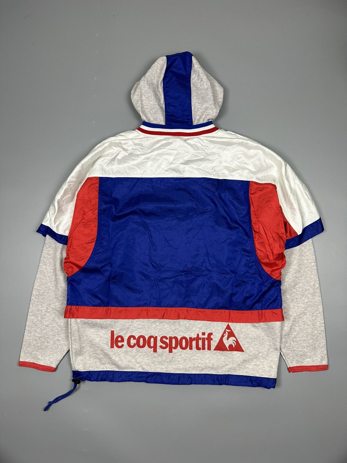 Le Coq Sportif Vintage 90s Le Coq Sportif Big logo Hoodie Sweatshirt Size US L / EU 52-54 / 3 - 2 Thumbnail