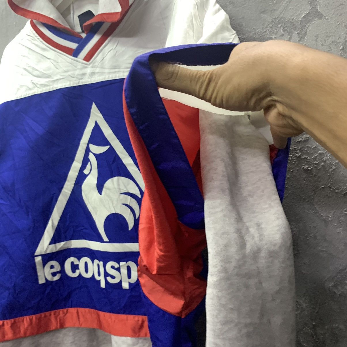 Le Coq Sportif Vintage 90s Le Coq Sportif Big logo Hoodie Sweatshirt Size US L / EU 52-54 / 3 - 10 Thumbnail