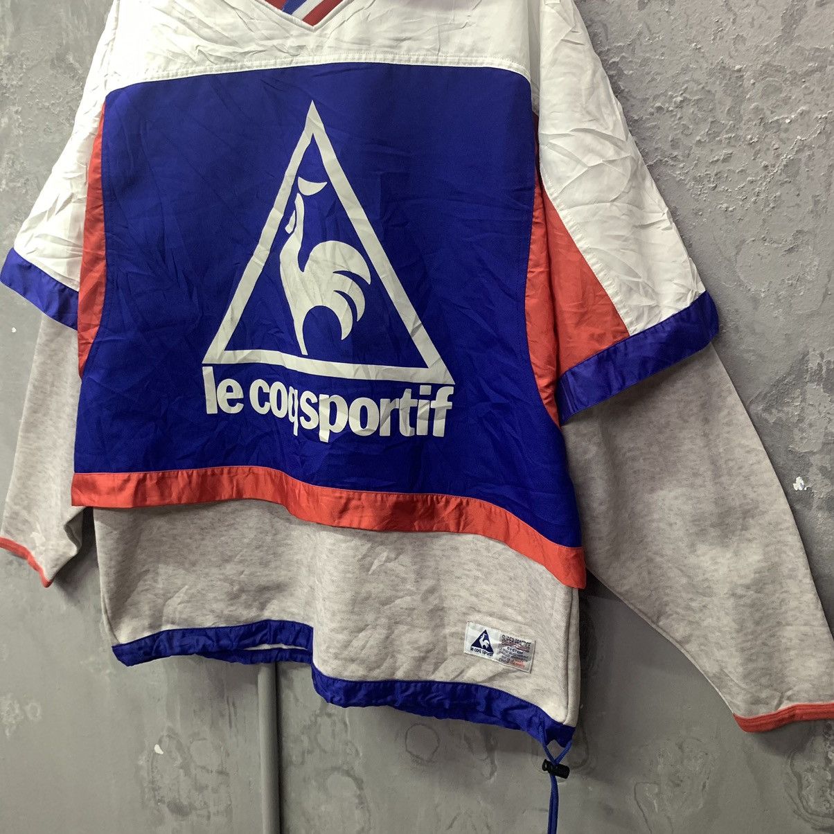 Le Coq Sportif Vintage 90s Le Coq Sportif Big logo Hoodie Sweatshirt Size US L / EU 52-54 / 3 - 5 Thumbnail