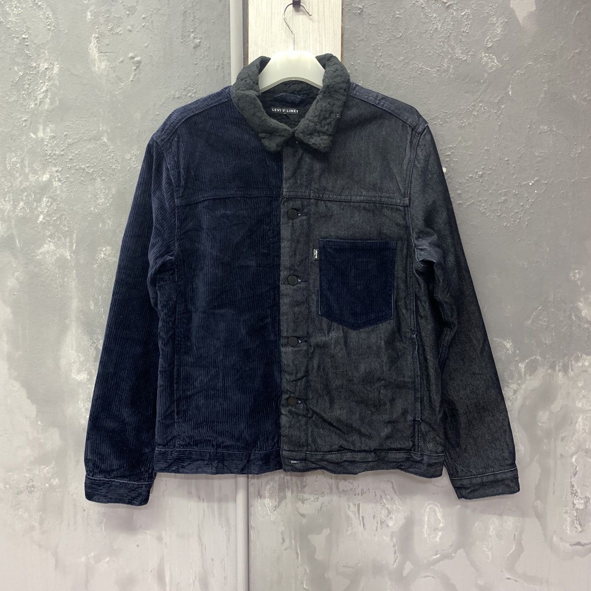 Levi's Rare Levi’s Line 8 Quilted Half Velvet Wool Jacket Size US M / EU 48-50 / 2 - 3 Thumbnail