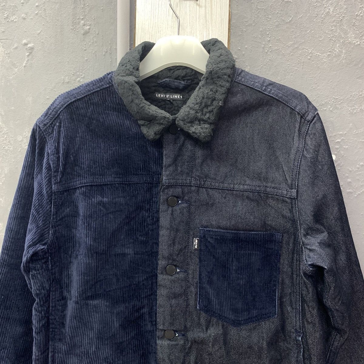 Levi's Rare Levi’s Line 8 Quilted Half Velvet Wool Jacket Size US M / EU 48-50 / 2 - 4 Thumbnail