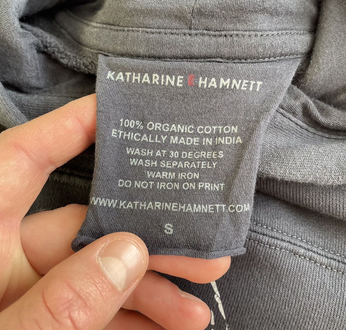 Katharine Hamnett London Katharine Hamnett Clean Up or Die Hoodie, vintage Size US S / EU 44-46 / 1 - 9 Thumbnail