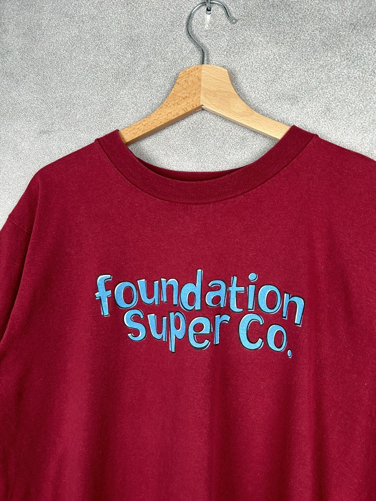 Vintage Vintage Graphic Tee Foundation Super Co. Size US L / EU 52-54 / 3 - 3 Thumbnail