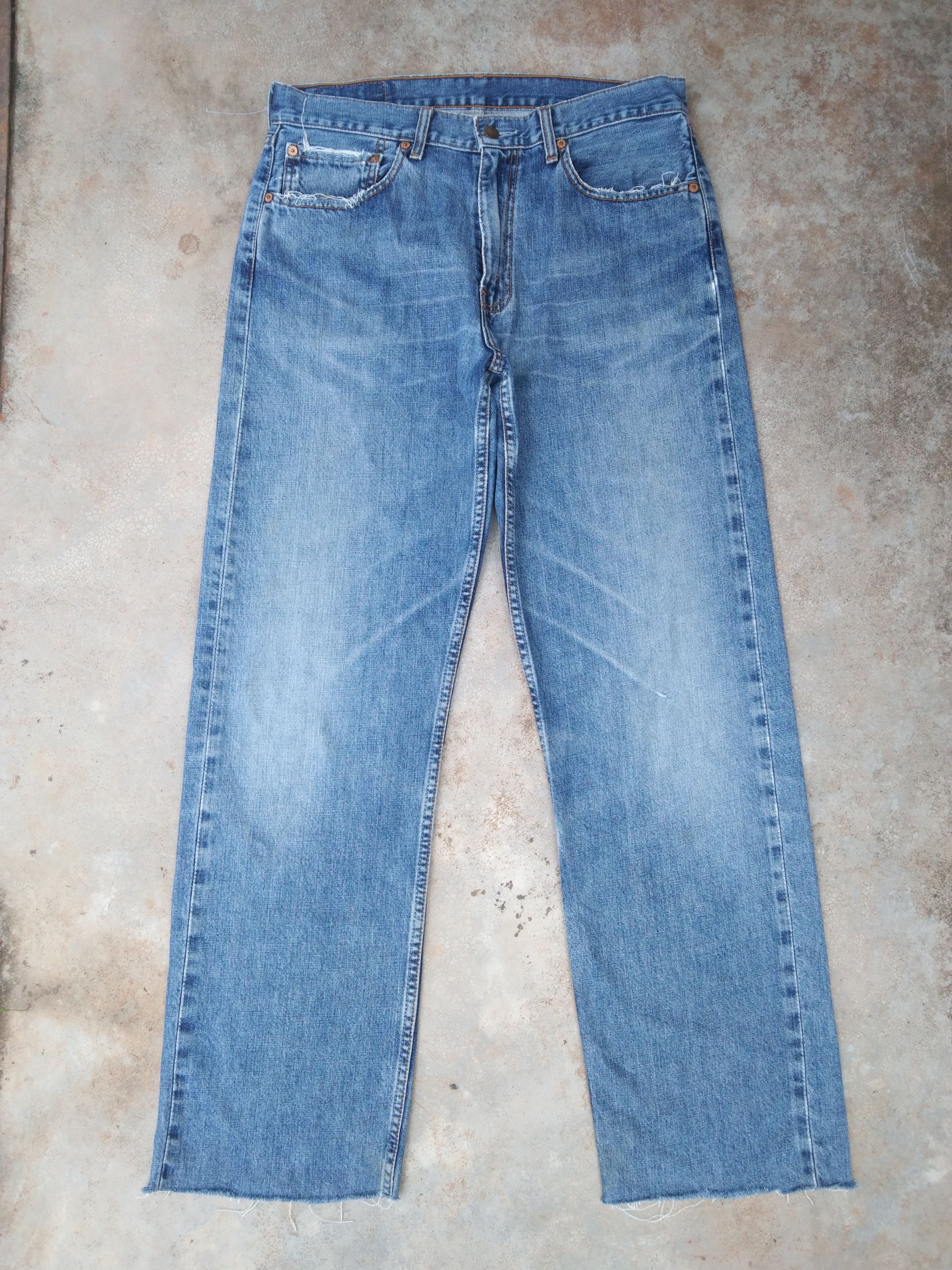 Levi's Vintage Levi's Jeans 512 Straight Leg 33x32 Size US 33 - 1 Thumbnail